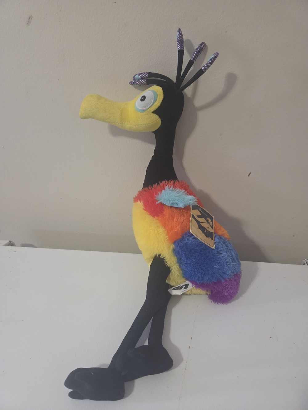 DISNEY Pixar Kevin From Up Plush Bird 15" Stuffed Toy NWT